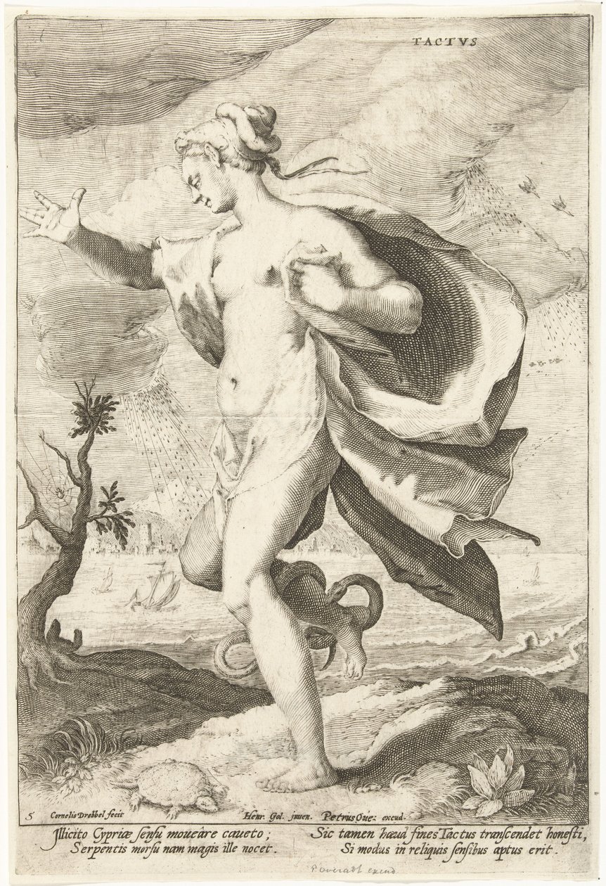 Touch (The Five Senses series) by Cornelis Jacobsz. Drebbel