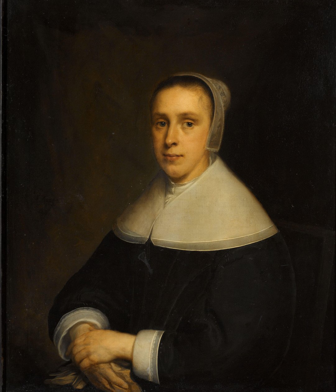 Portrait of Elisabeth Vervoorn (1617-57), Wife of Johan van Someren by Cornelis Jonson van Ceulen (I)