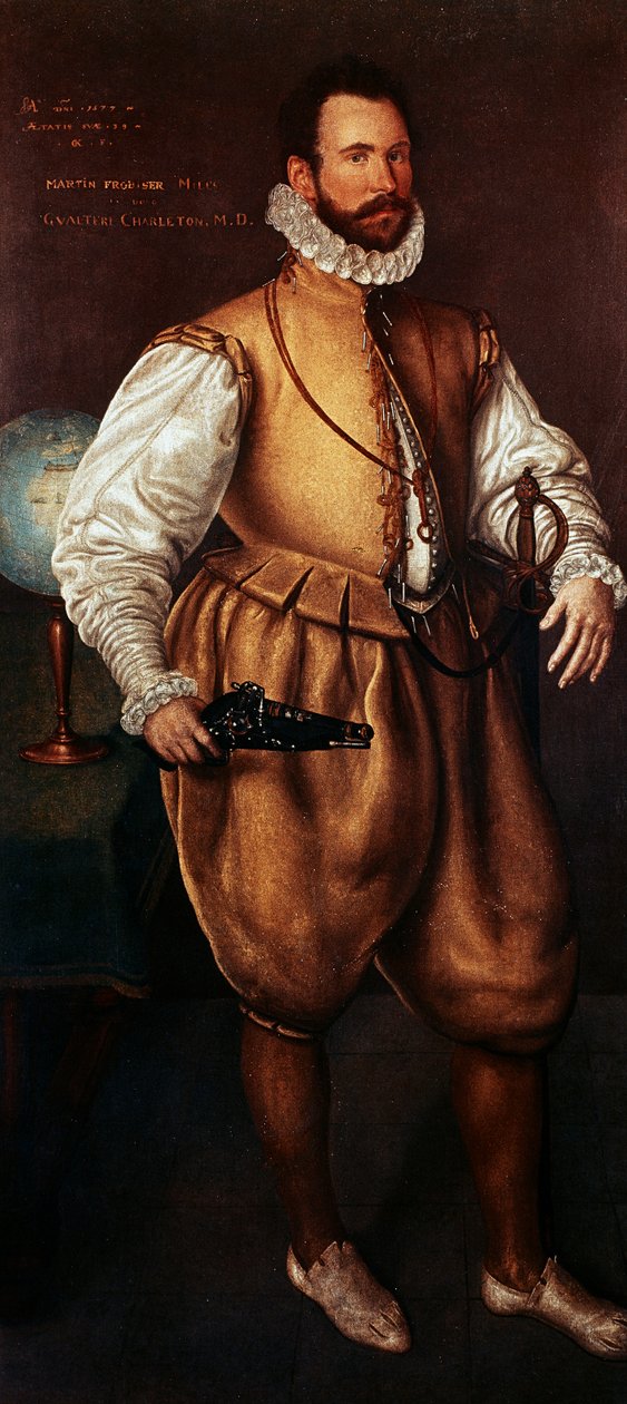Portrait of Martin Frobisher (c.1577) by Cornelis Ketel