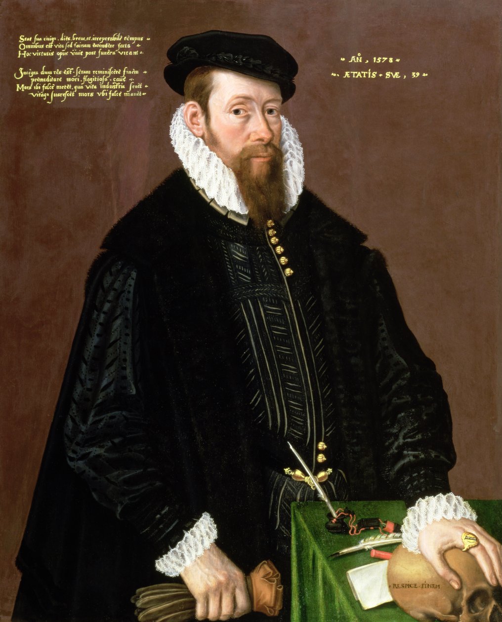 Portrait of Thomas Pead by Cornelis Ketel
