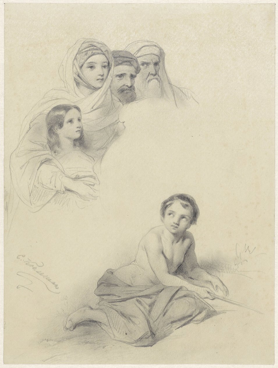 Studies of Children and Some Adults by Cornelis Kruseman