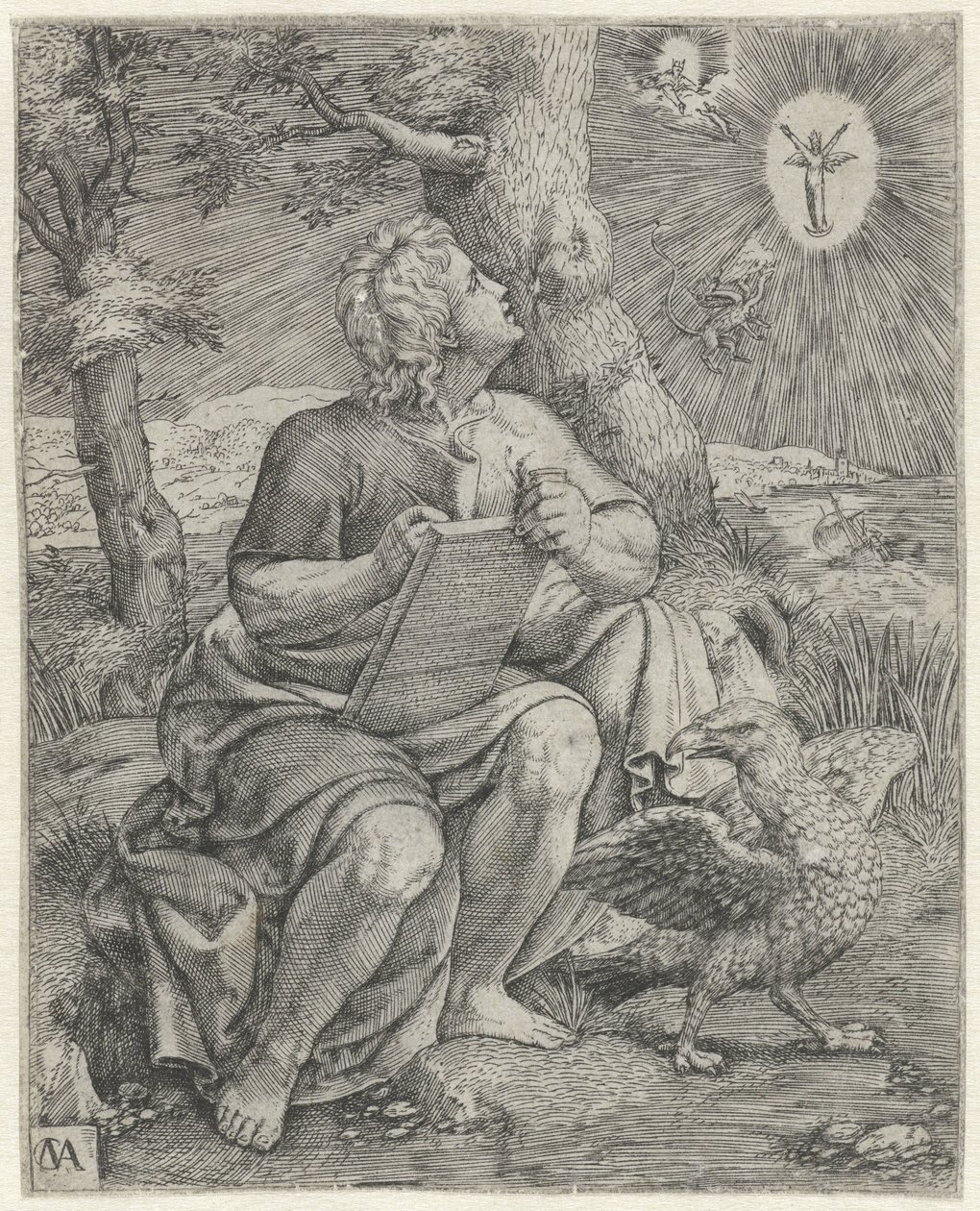 The Evangelist John by Cornelis Massijs