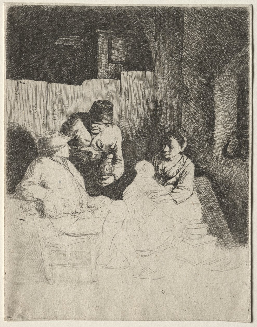 The Mother Seated in an Inn by Cornelis Pietersz Bega