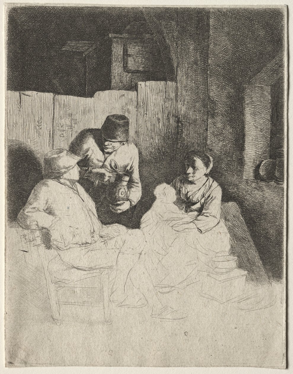 The Mother Seated in an Inn by Cornelis Pietersz Bega