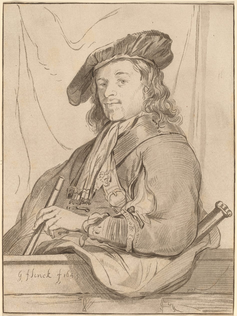 Man at the Parapet by Cornelis Ploos van Amstel