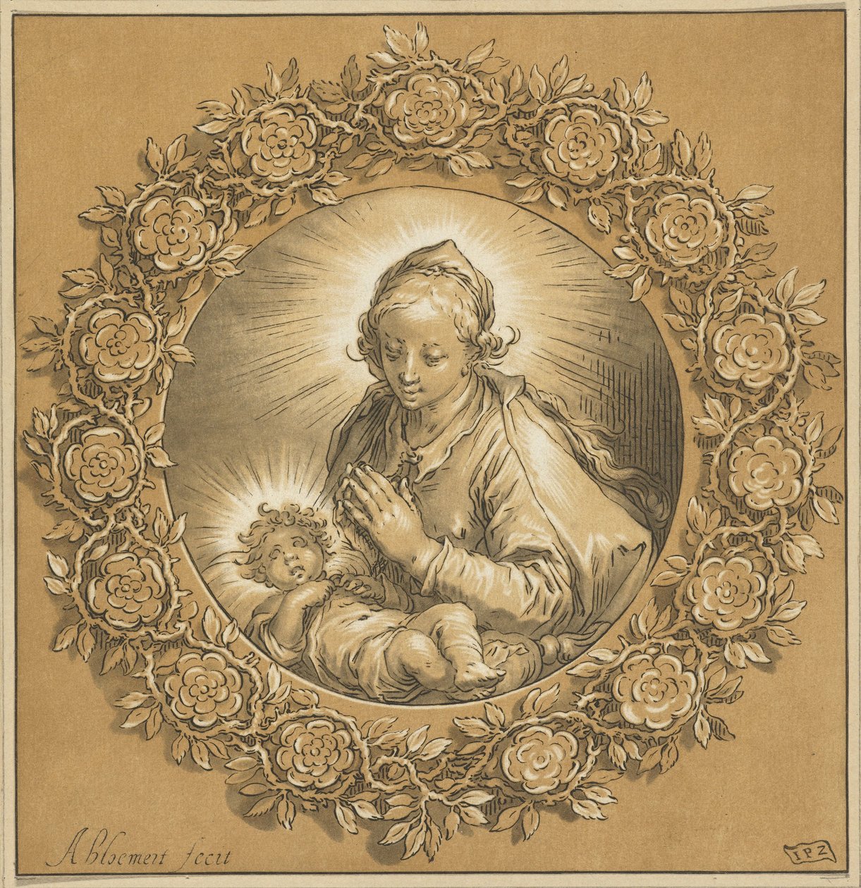 Mary with Christ Child by Cornelis Ploos van Amstel