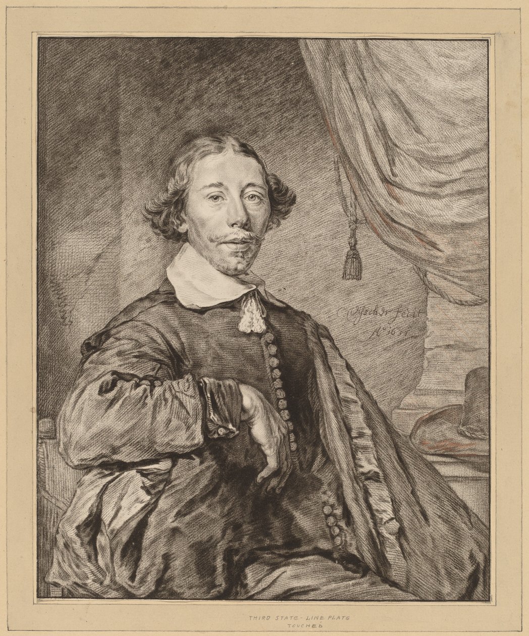 Portrait of a Seated Man by Cornelis Ploos van Amstel