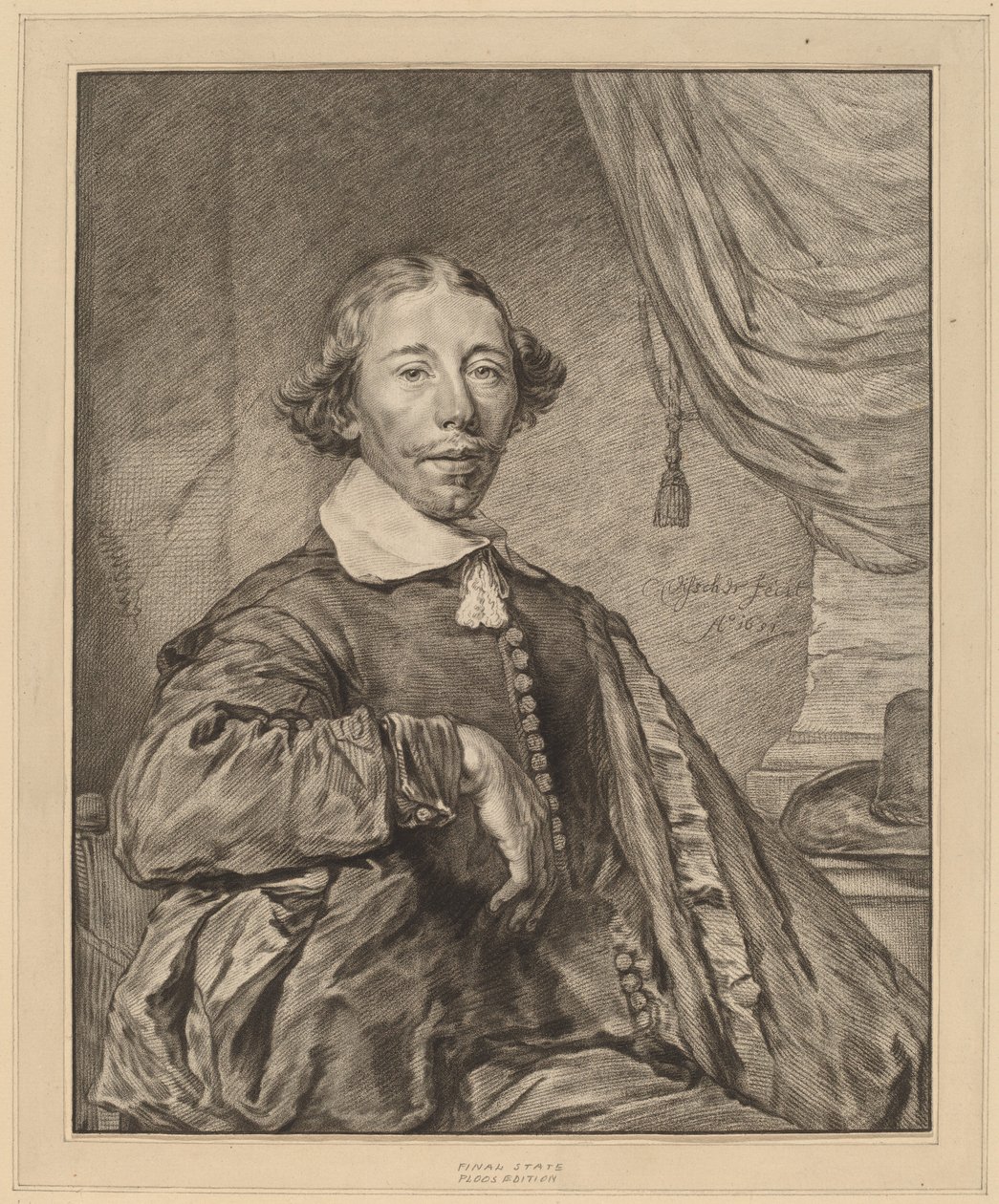 Portrait of a Seated Man by Cornelis Ploos van Amstel