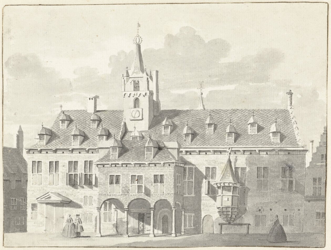 The Town Hall of Gorinchem by Cornelis Pronk