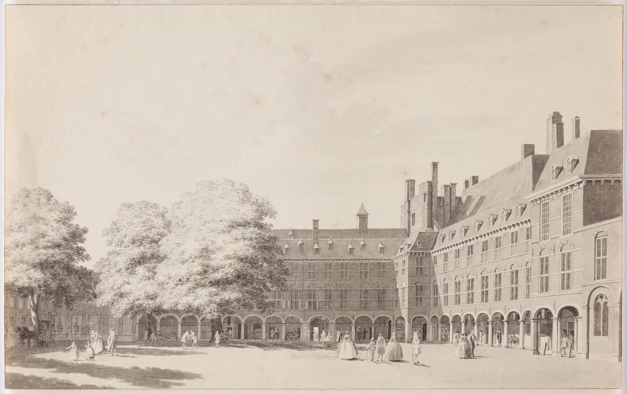 The Binnenhof in The Hague by Cornelis Pronk