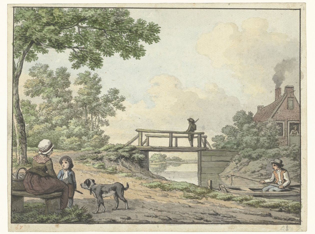 Lying Dog by Cornelis Saftleven