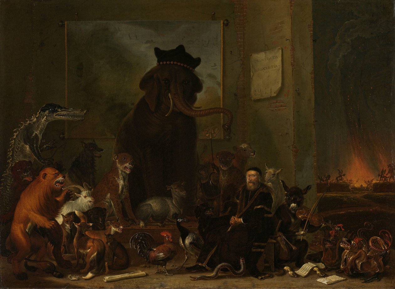 Satire on the Trial of Johan van Oldenbarneveldt by Cornelis Saftleven
