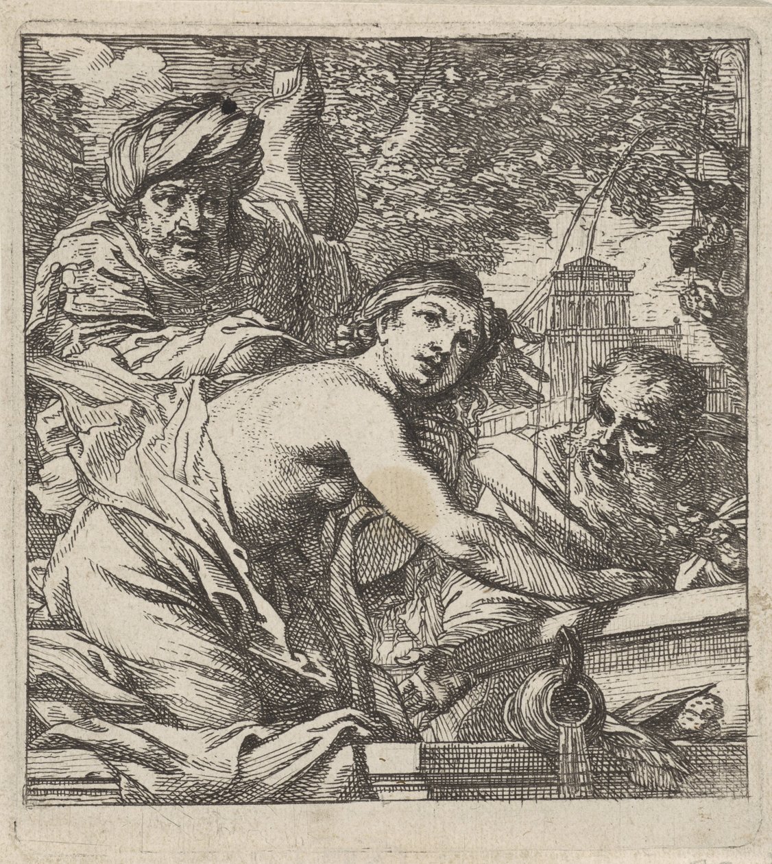 Susanna and the Elders by Cornelis Schut (I)