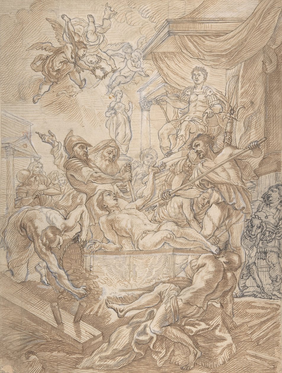 The Martyrdom of Saint Lawrence by Cornelis Schut I