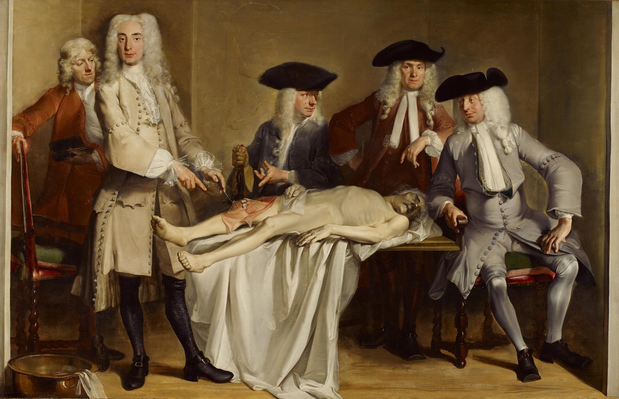 Anatomy Lesson of Dr. Willem Röell by Cornelis Troost