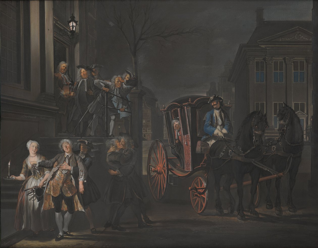 Ibant qui Poterant, qui non Potuere Cadebant by Cornelis Troost