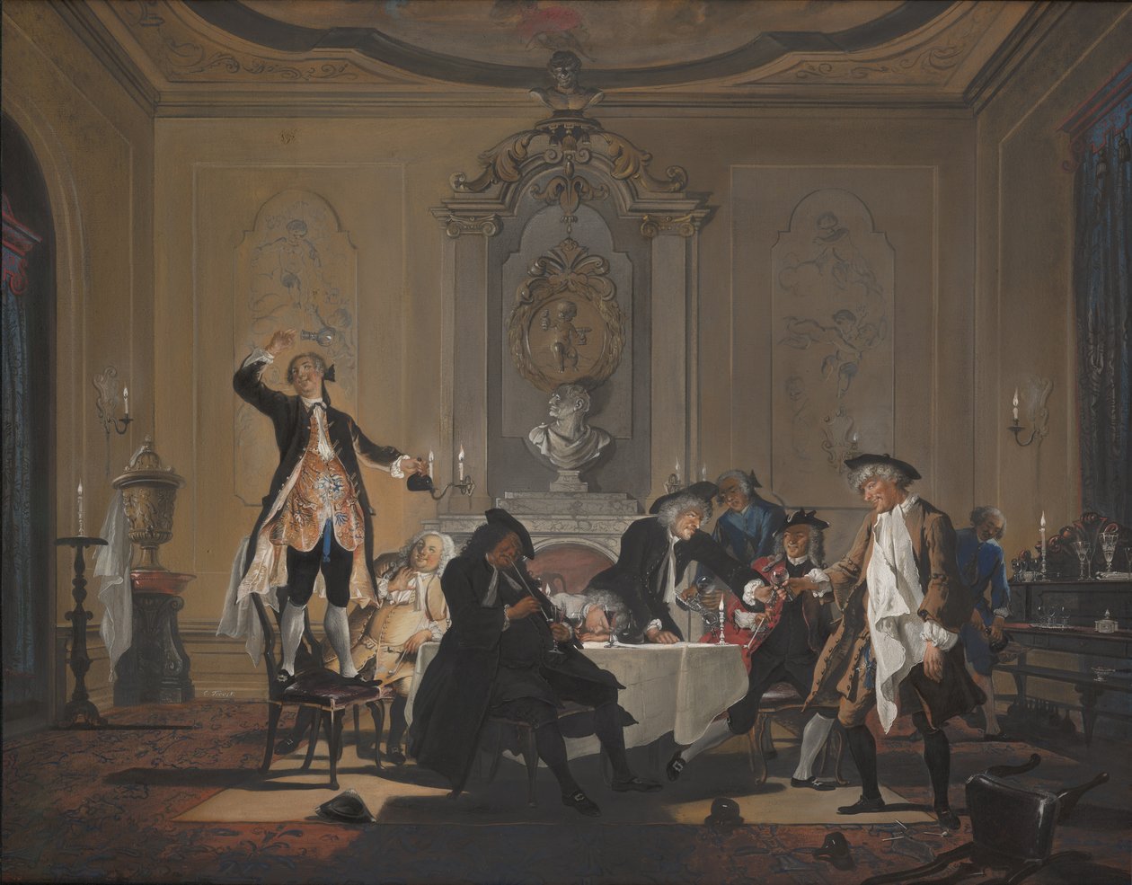 Rumor erat in Casa by Cornelis Troost
