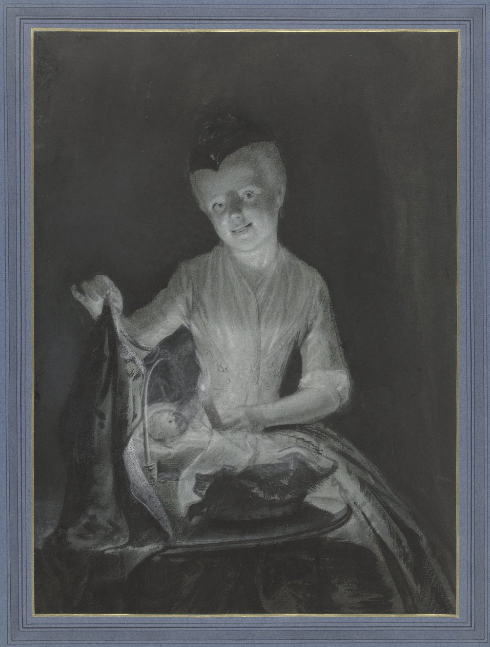 Sara Troost with Her Doll by Cornelis Troost