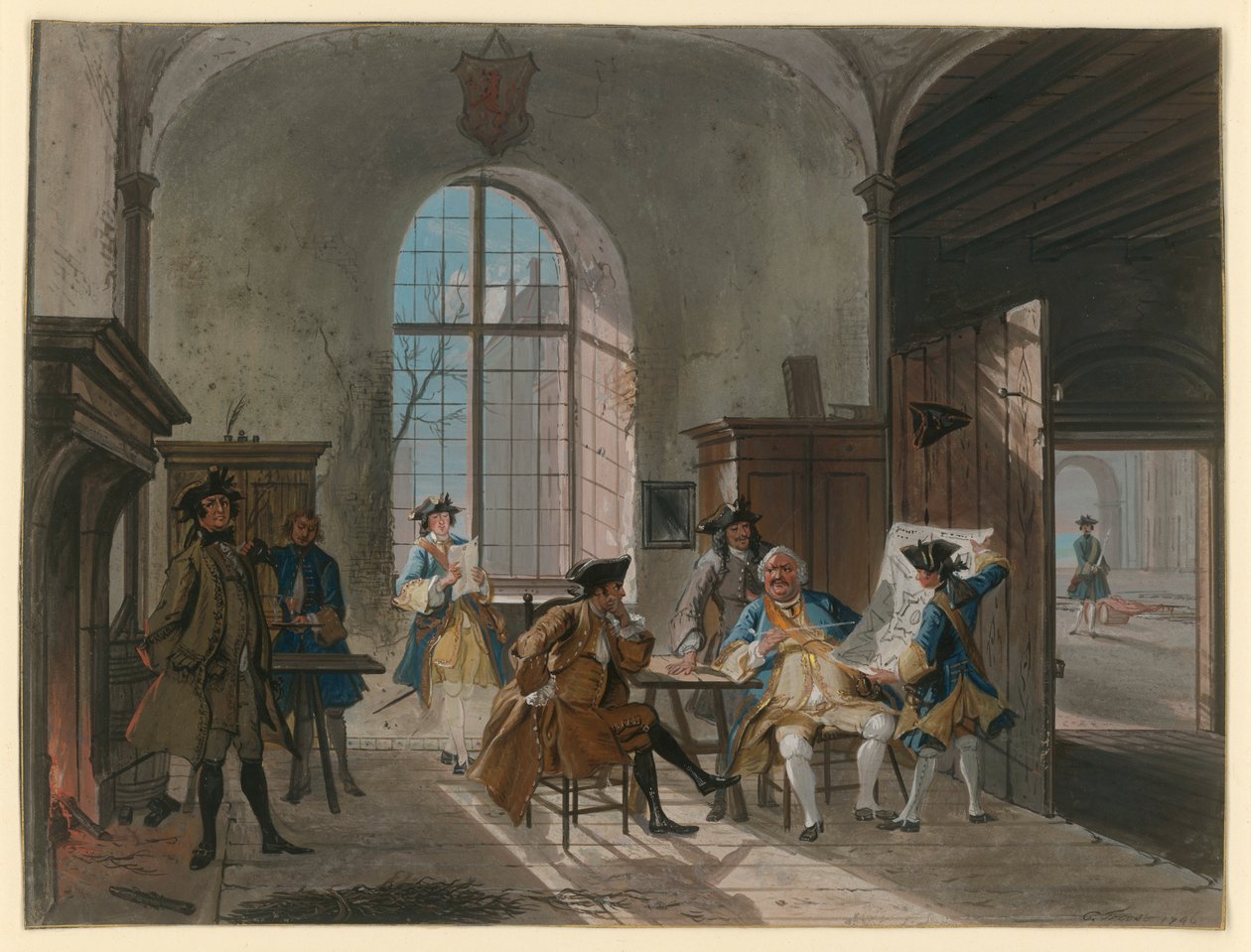 Guardroom by Cornelis Troost
