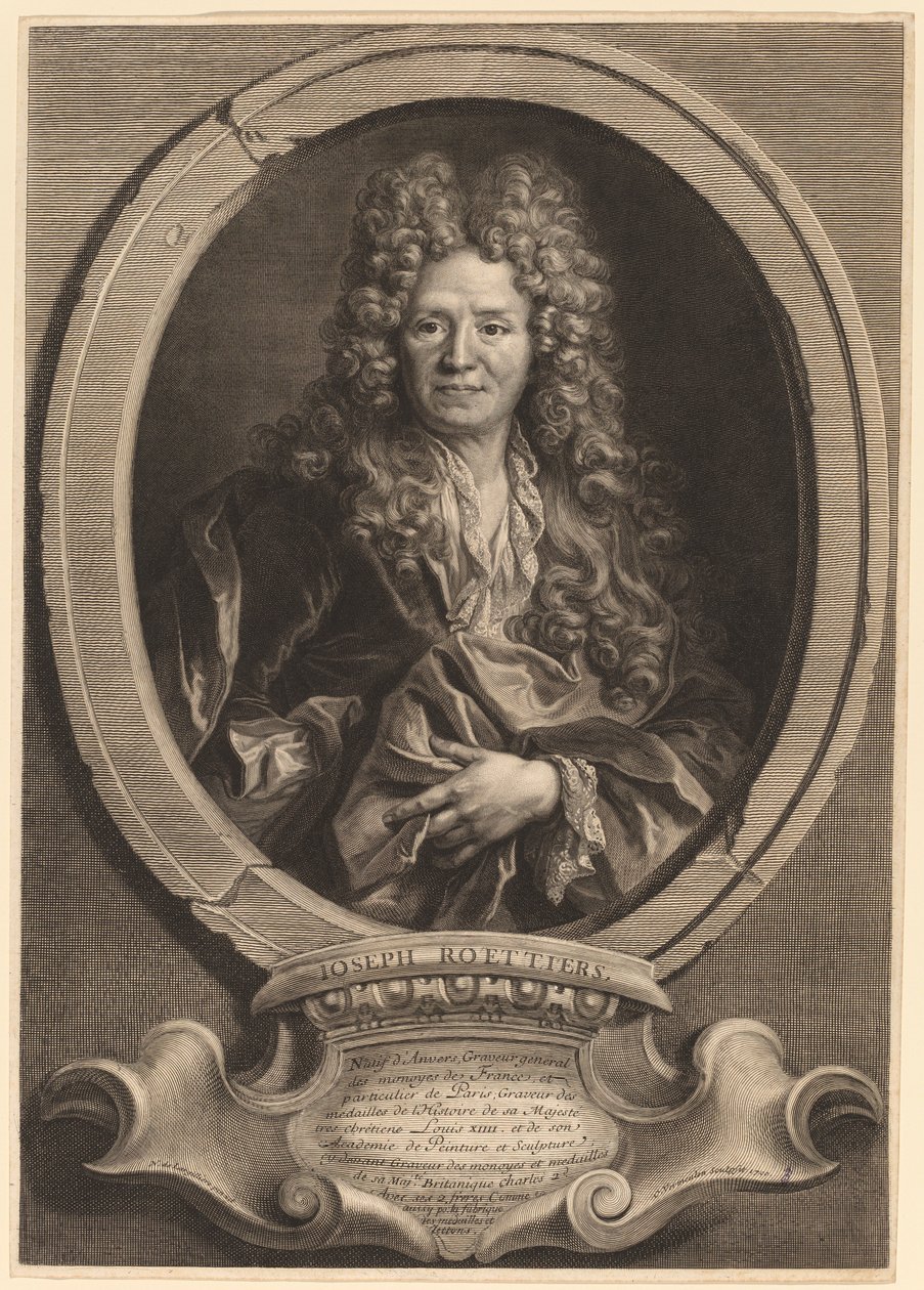 Joseph Roettiers by Cornelis Vermeulen after Nicolas de Largillierre