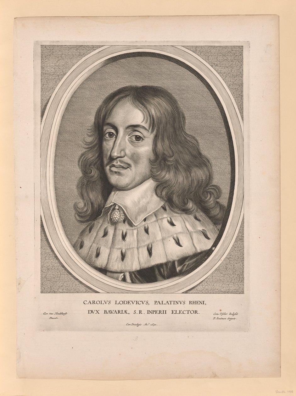 Charles Louis, Count Palatine, from Effigies Variae by Cornelis Visscher