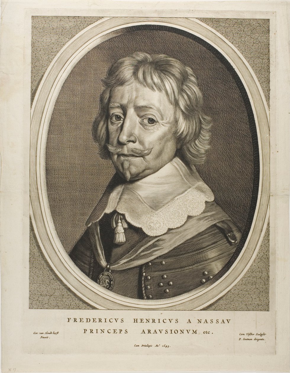 Frederic Henry, Prince of Orange, from Nine Portraits by Cornelis Visscher