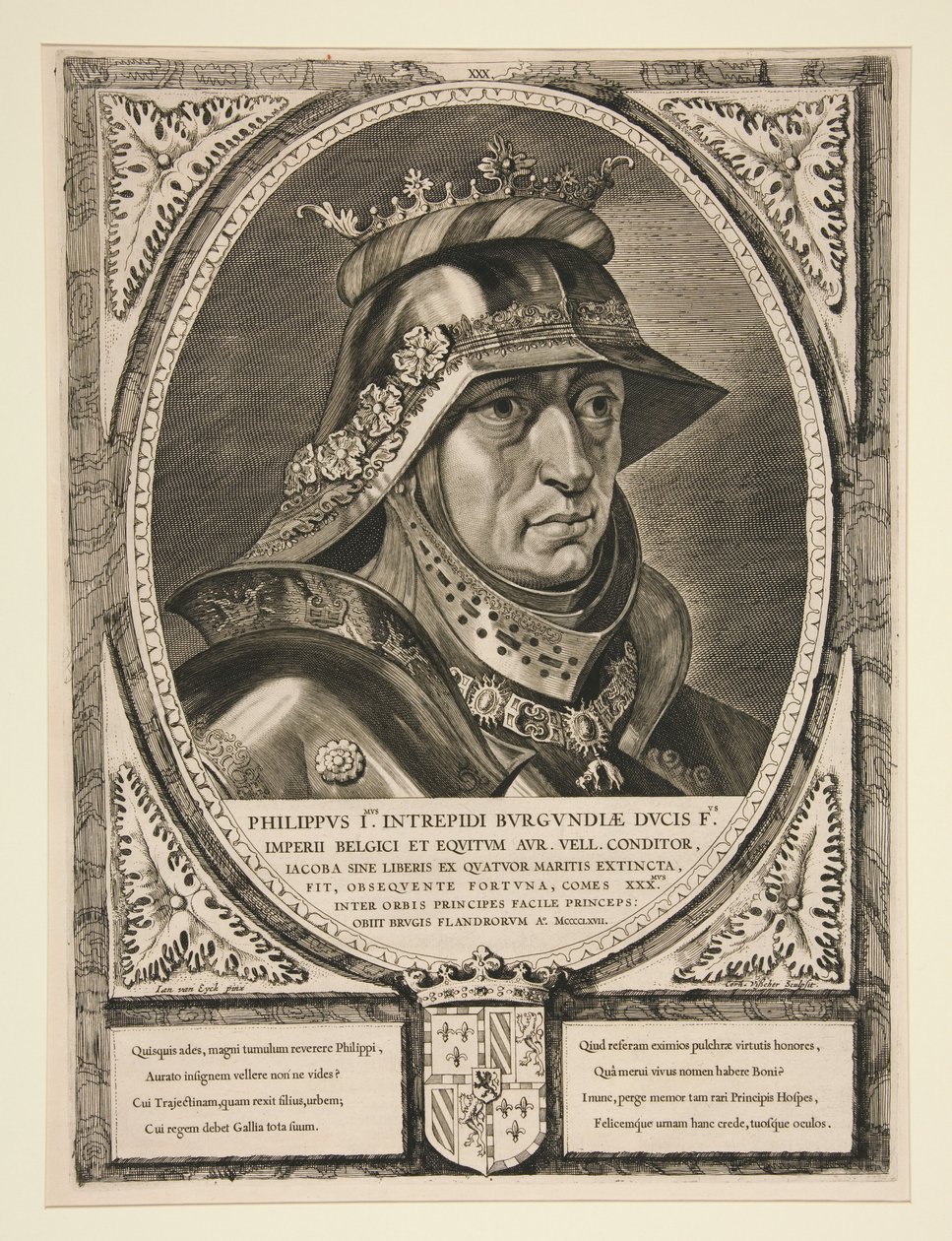 Philip The Ist (Philip the Good) by Cornelis Visscher