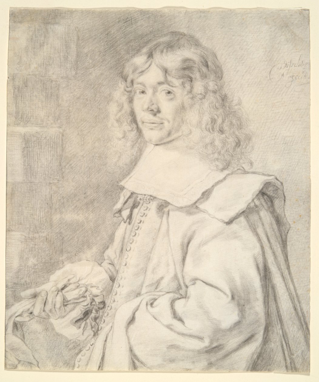Portrait of a Young Man by Cornelis Visscher