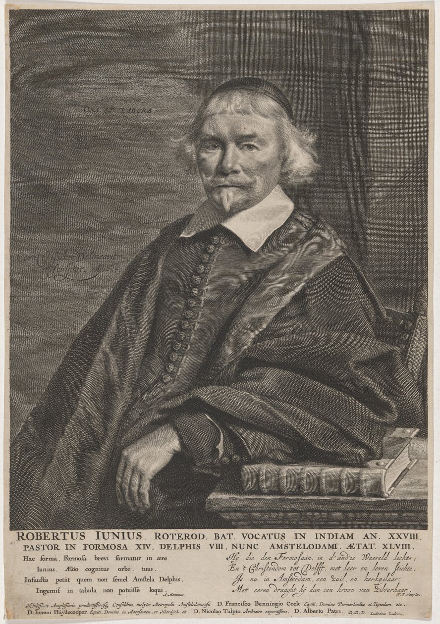 Robert Junius by Cornelis Visscher