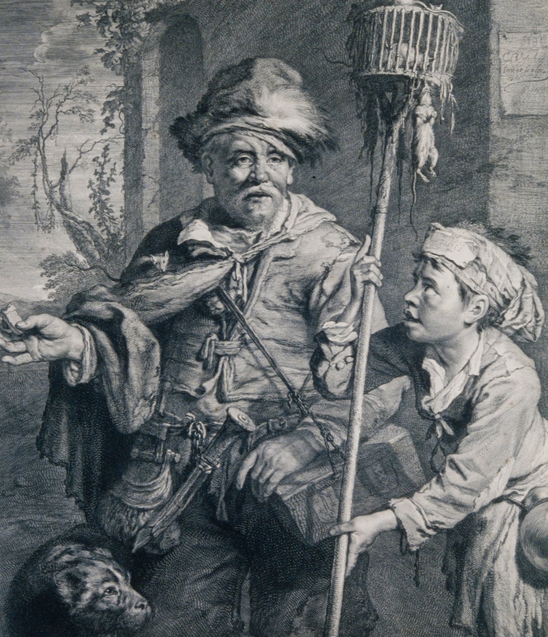 The Rat Poison Peddler by Cornelis Visscher