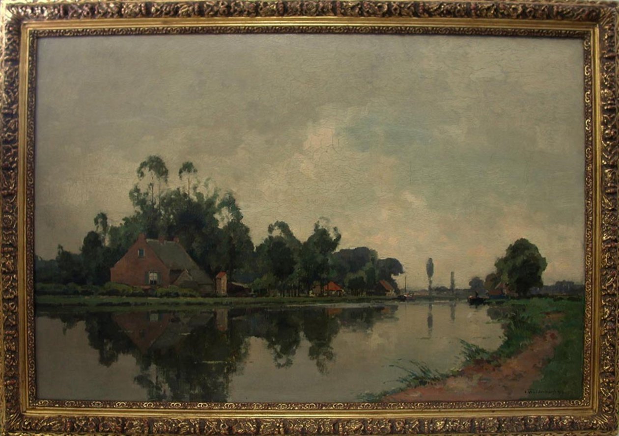 The Amstel at Ouderkerk by Cornelis Vreedenburgh
