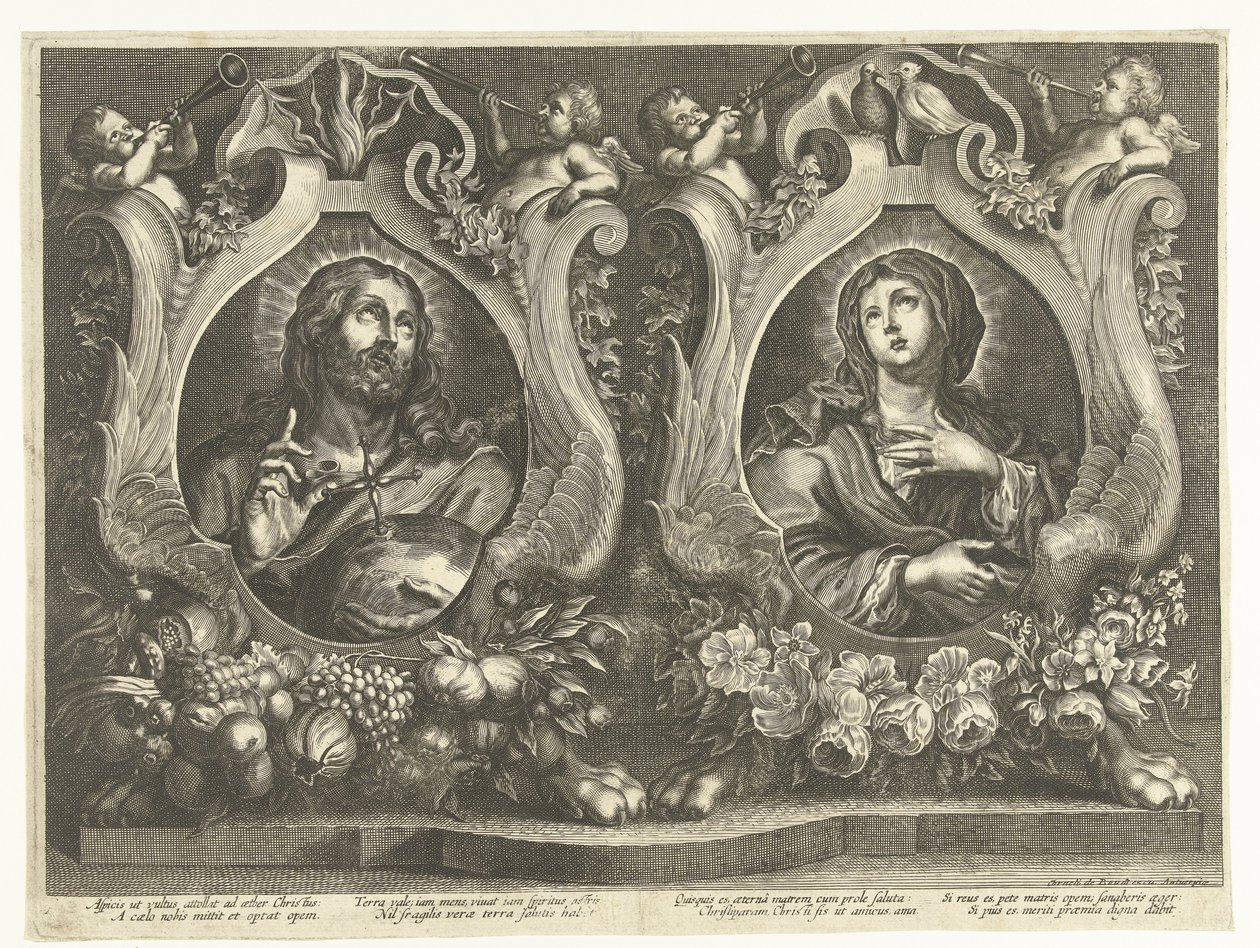 Christ and Mary by Cornelis de Bout (possibly)