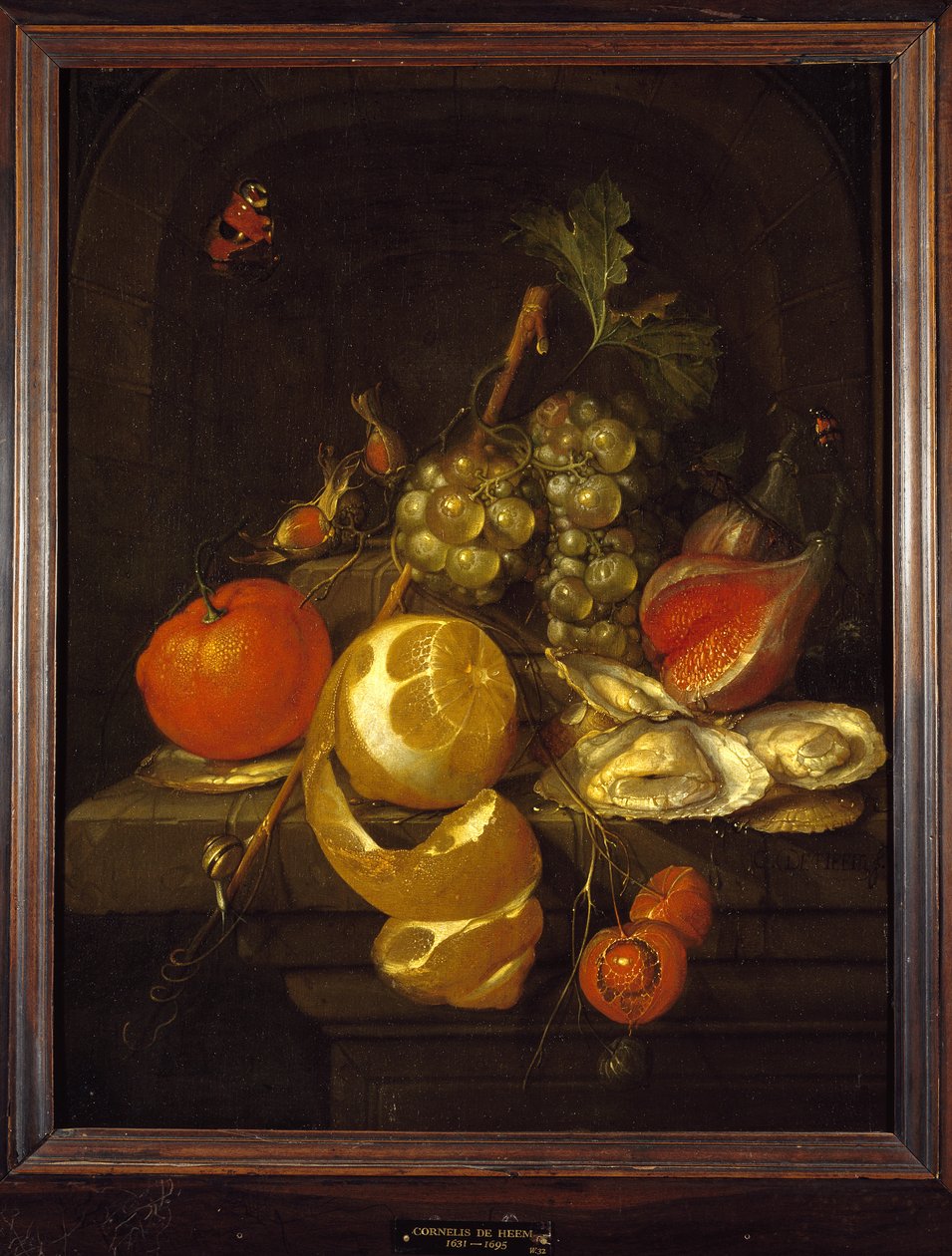 Still Life with Fruit and Oysters by Cornelis de Heem