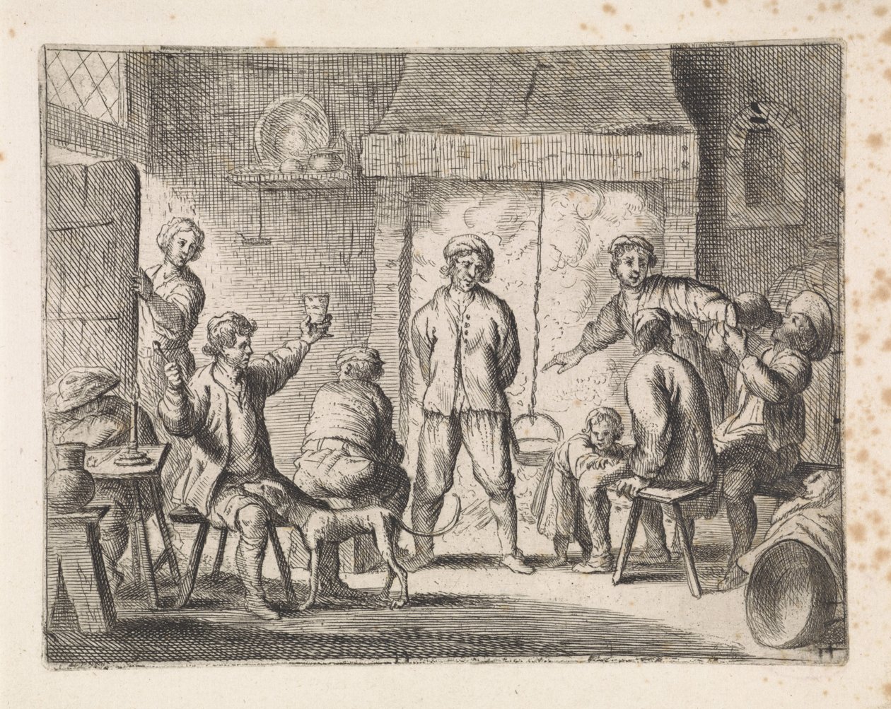Peasants in an Inn by Cornelis de Wael