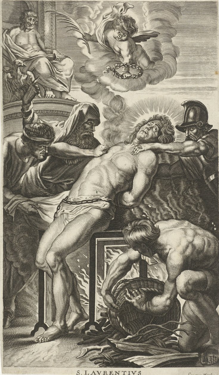 Martyrdom of Saint Lawrence by Cornelis van Merlen
