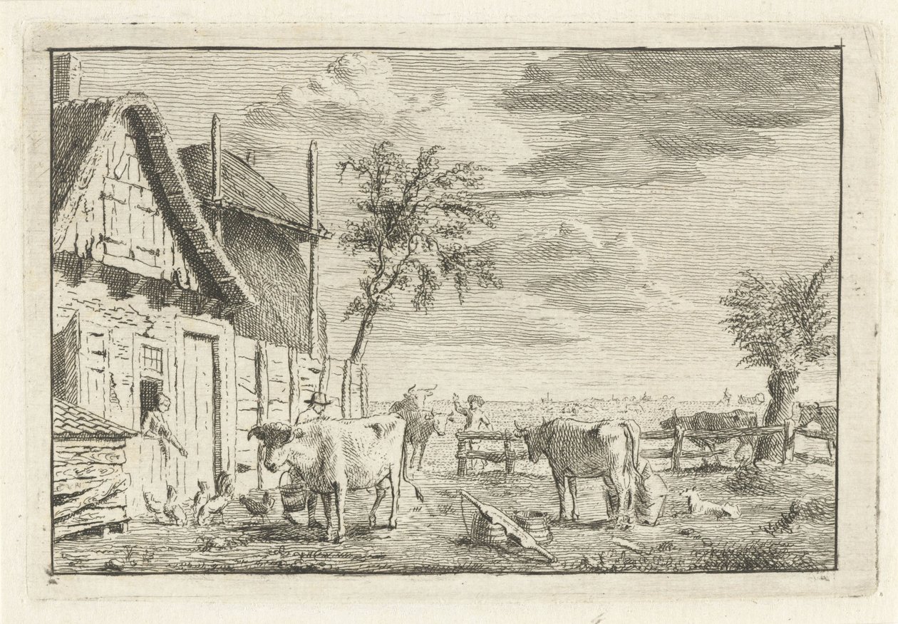 Farm by Cornelis van Noorde