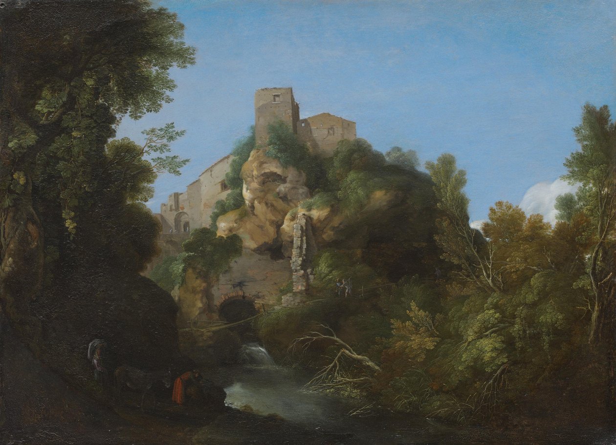 Italian Landscape by Cornelis van Poelenburch