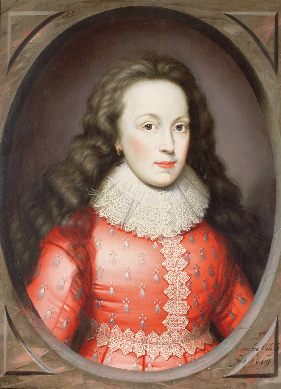 Portrait of a Lady Called Alathea, Countess of Arundel by Cornelius Janssen van Ceulen