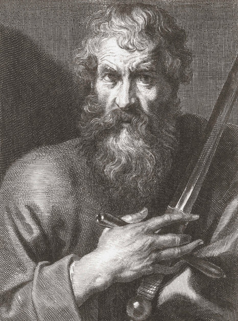 Portrait of Paul the Apostle by Cornelius van Caukercken