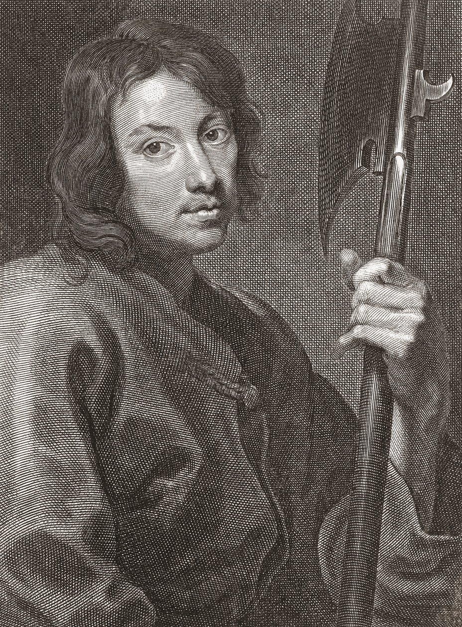 Saint Matthew or Matthew the Apostle. Portrait. by Cornelius van Caukercken