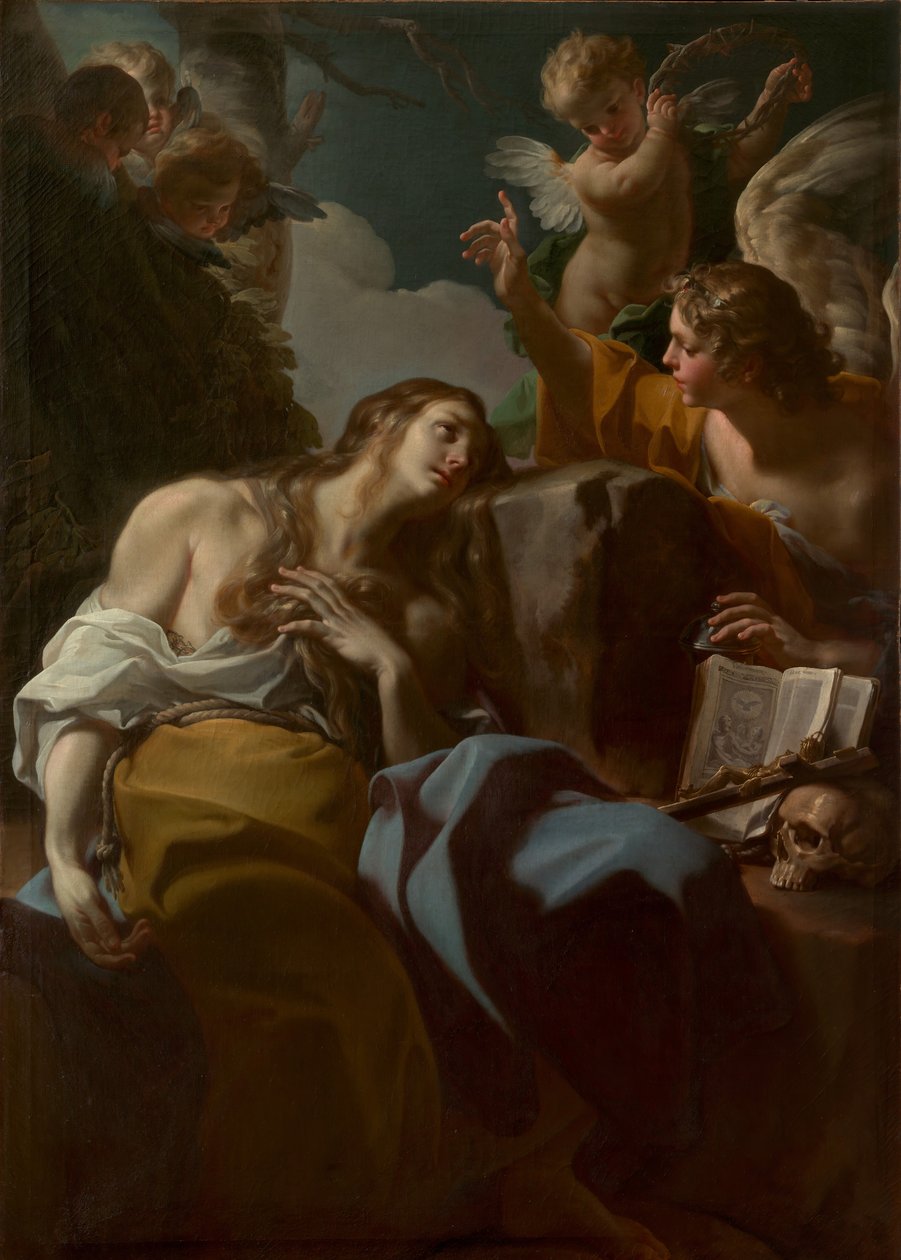 The Penitent Magdalen by Corrado Giaquinto