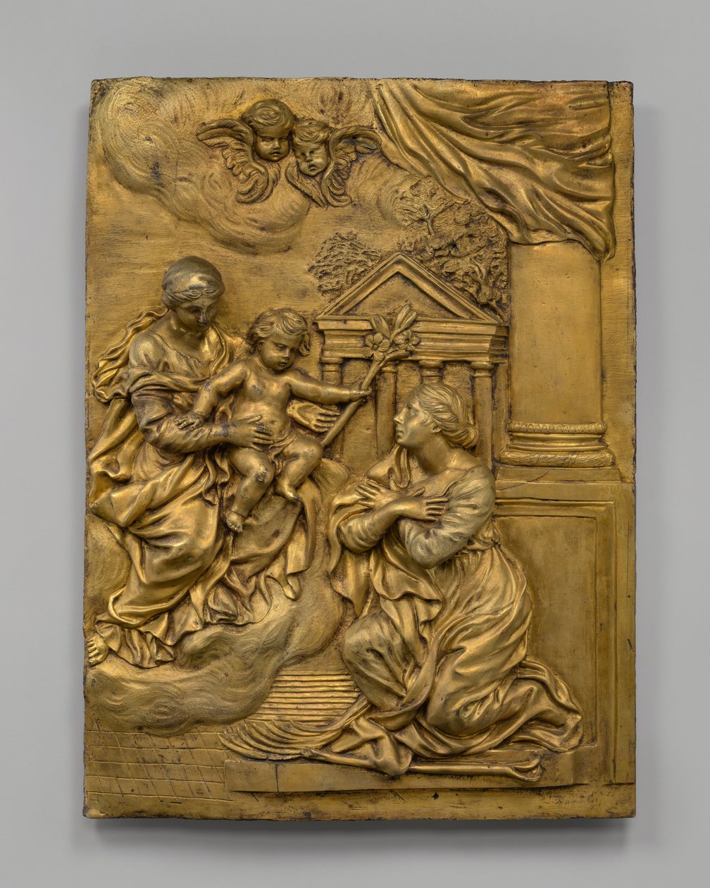 The Virgin and Child Appearing to Saint Martina by Cosimo Fancelli