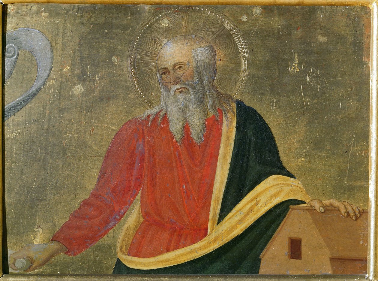 Noah Predella Panel of the Altarpiece by Cosimo di Lorenzo Rosselli