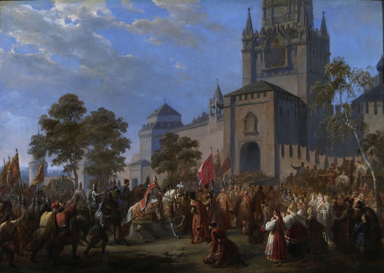 The National Uprising of Kuzma Minin and Count Dmitry Pozharsky by Cosroe Dusi