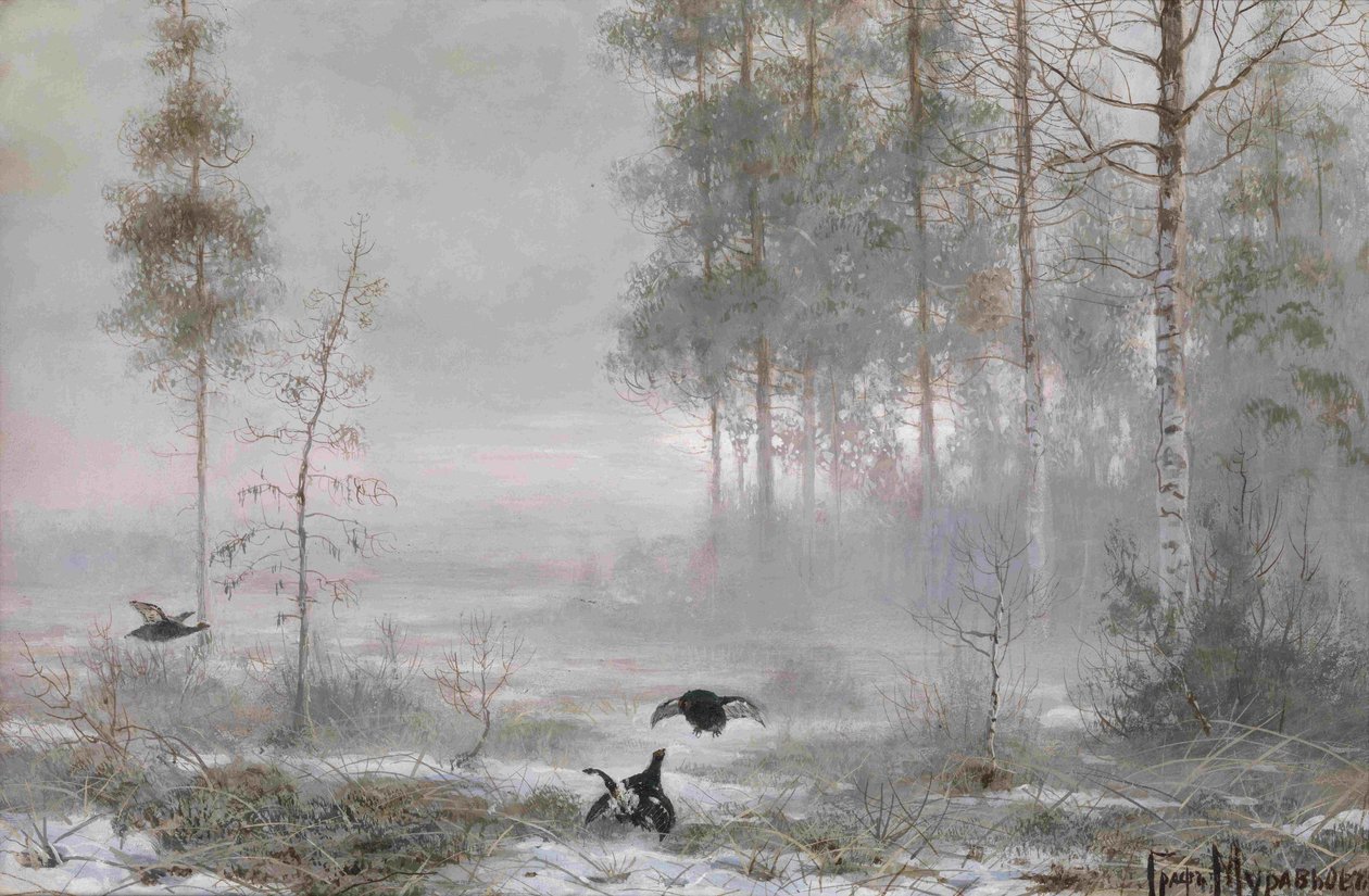 Morning in the Forest by Count Vladimir Leonidovich Muravyov