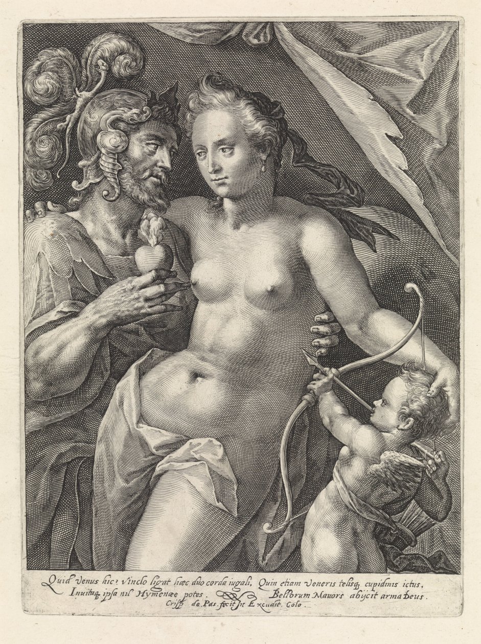 Mars and Venus by Crispijn van de Passe (I)