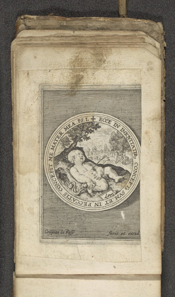 Putto with Pierced Heart by Crispijn van de Passe (I)