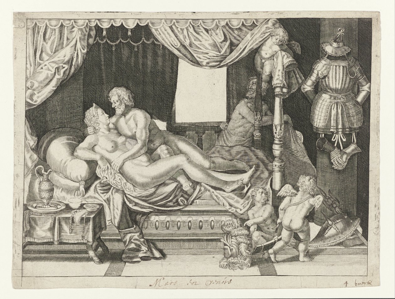 Mars and Venus by Crispijn van de Passe (II)