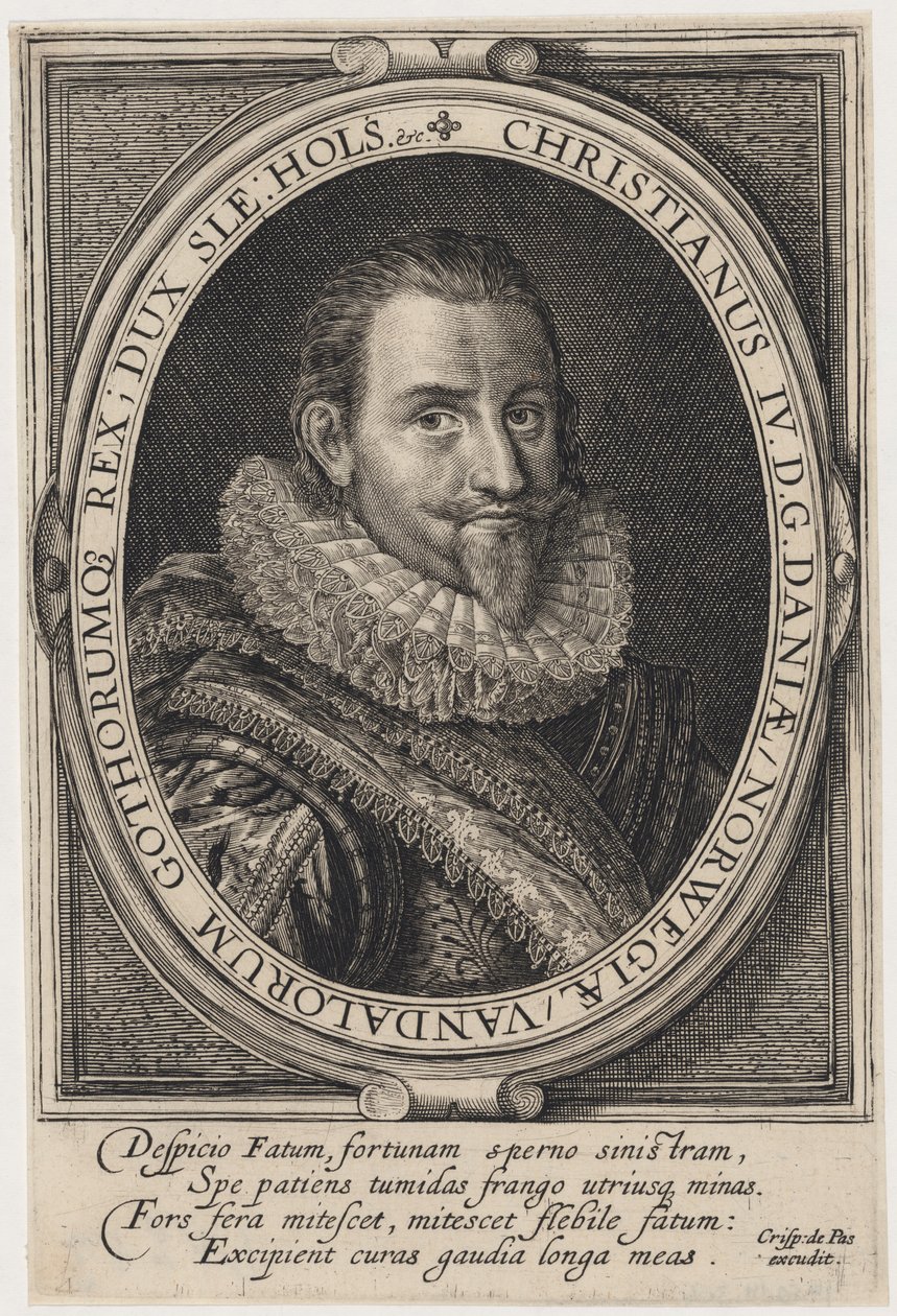 Christian IV, King of Denmark by Crispijn van de Passe I