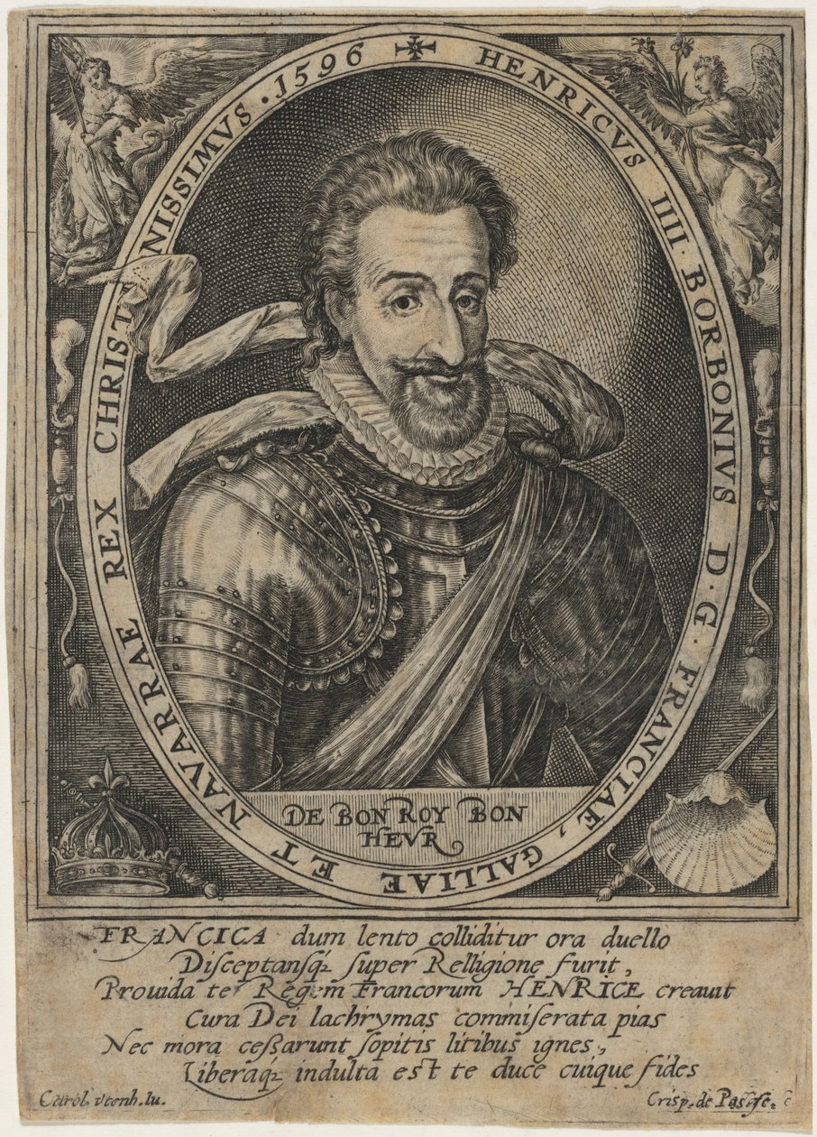 Henry IV, King of France by Crispijn van de Passe I